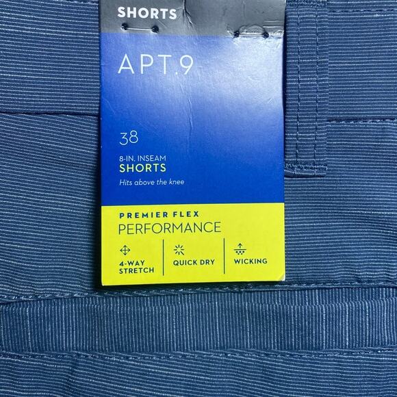 Mens Blue - Quick Dry Shorts - NWT - Apt. 9 - Picture 11 of 11